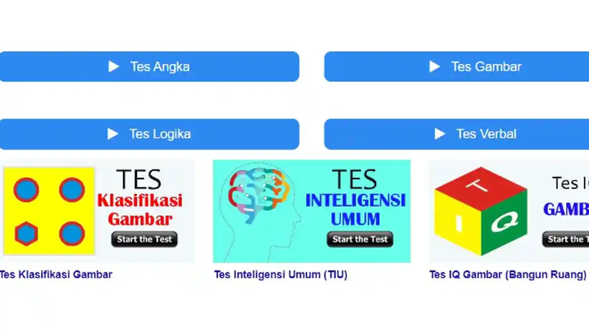 Tes IQ Gratis tanpa Daftar, 30 Soal Instruksi Bahasa Indonesia: Angka, Gambar, Logika, Verbal