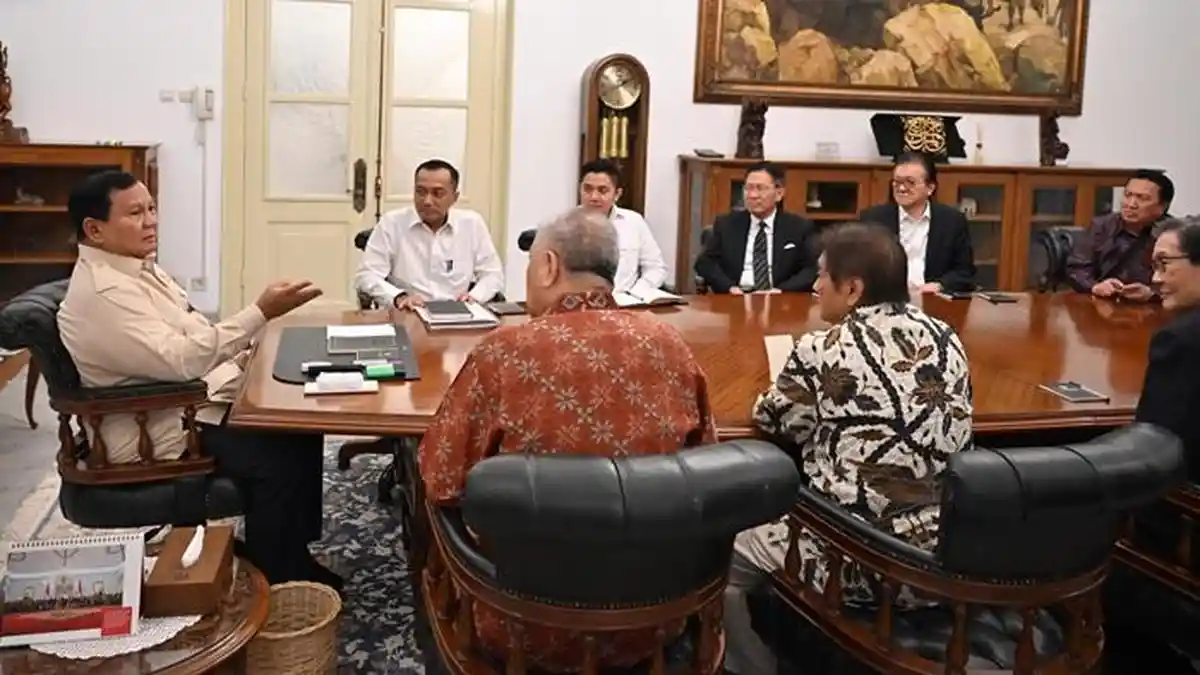 Delapan Pengusaha Besar Temui Presiden Prabowo Subianto di Istana, Bahas Apa?