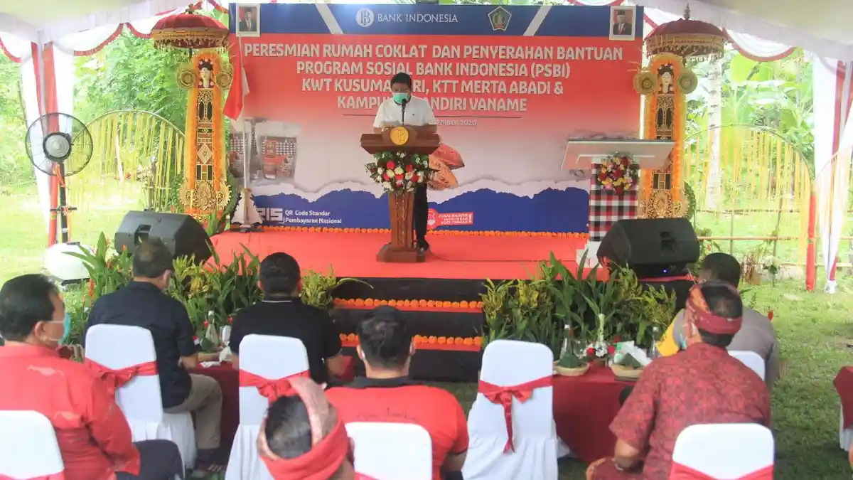 Bupati Artha Hadiri Peresmian Rumah Cokelat Candikusuma di Jembrana
