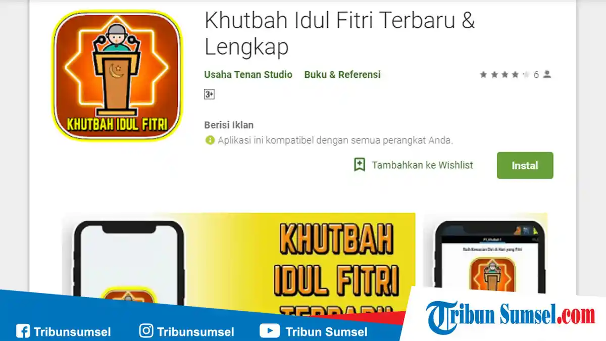 4 Aplikasi Kumpulan Materi Khutbah Idul Fitri dan Khutbah Lainnya Gratis di Android
