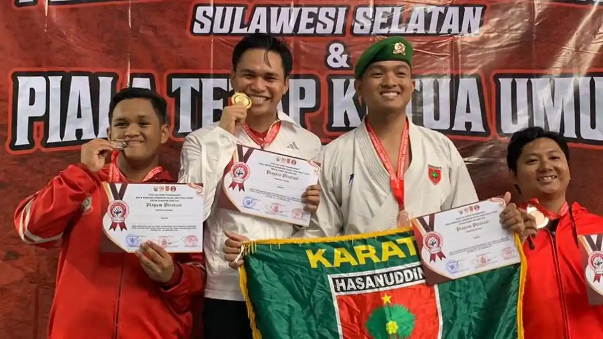 Personel Polda Sulbar Bripda Muh Risaldi Raih Medali Emas Piala Gubernur Sulsel