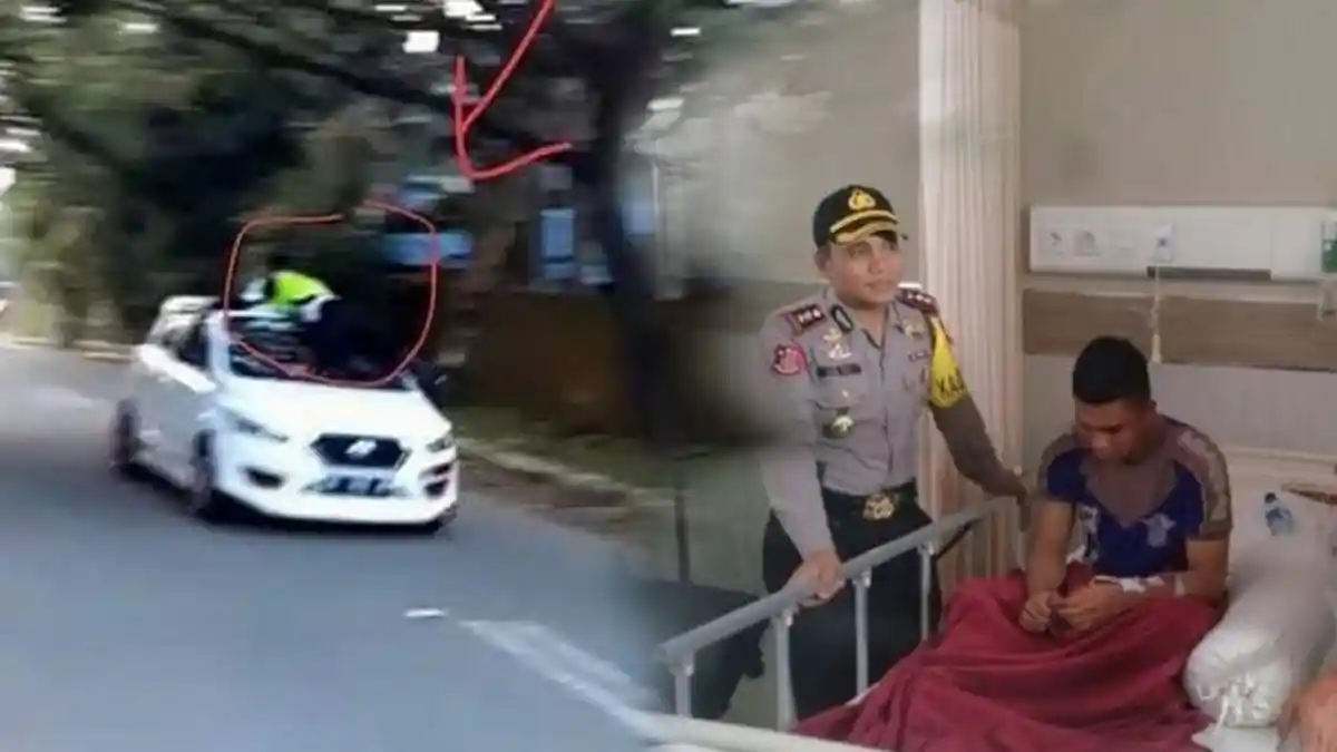 Kodam Hasanuddin: Anggota Polres Tidak Ditabrak Mobil Oknum TNI, Tapi Naik Sendiri ke Atas Mobil