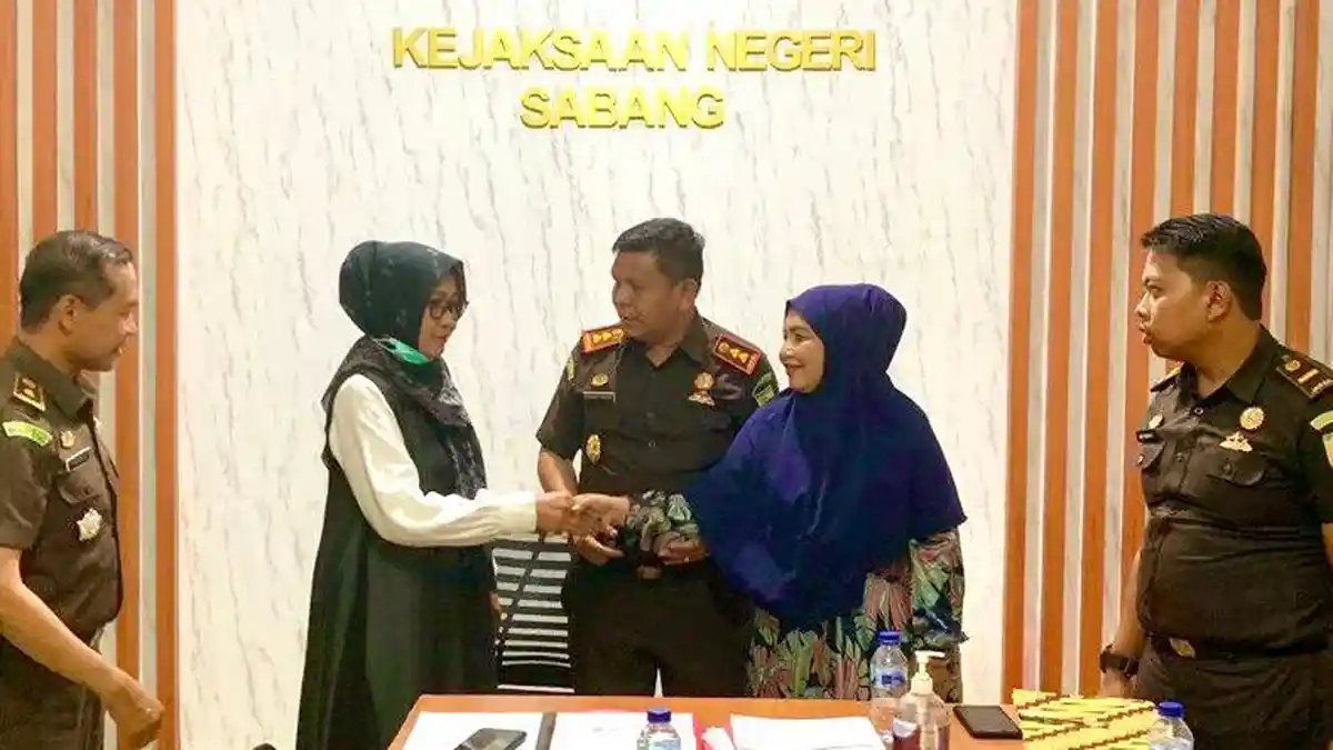Kejari Sabang Kembali Damaikan Kasus Sengketa Melalui Restorative Justice