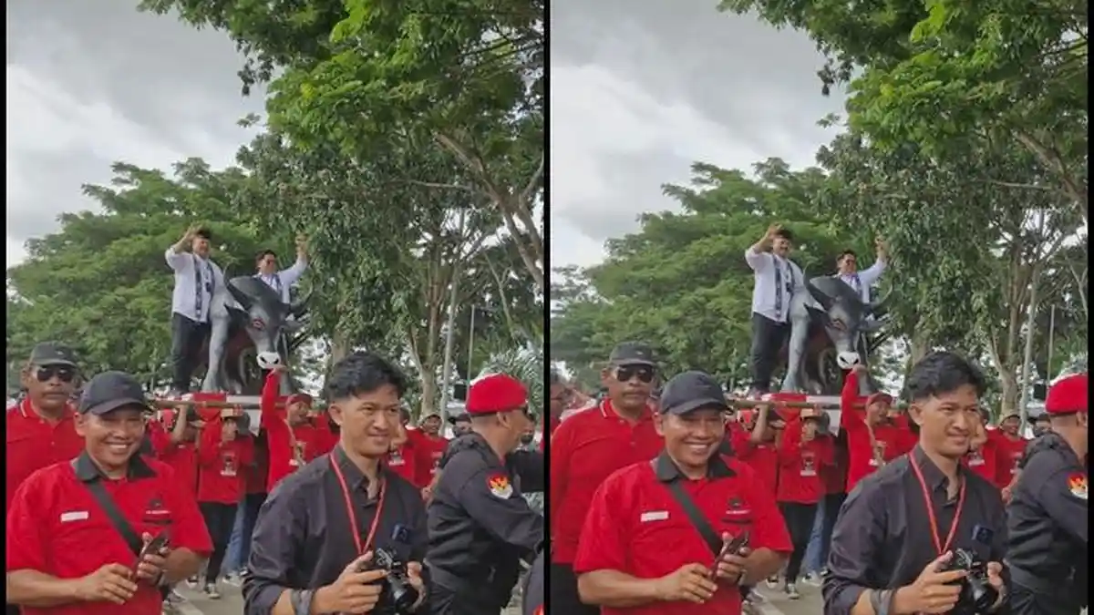 BREAKING NEWS - Edi Damansyah dan Rendi Solihin Naik Banteng ke KPU, Resmi Daftar Pilkada Kukar 2024