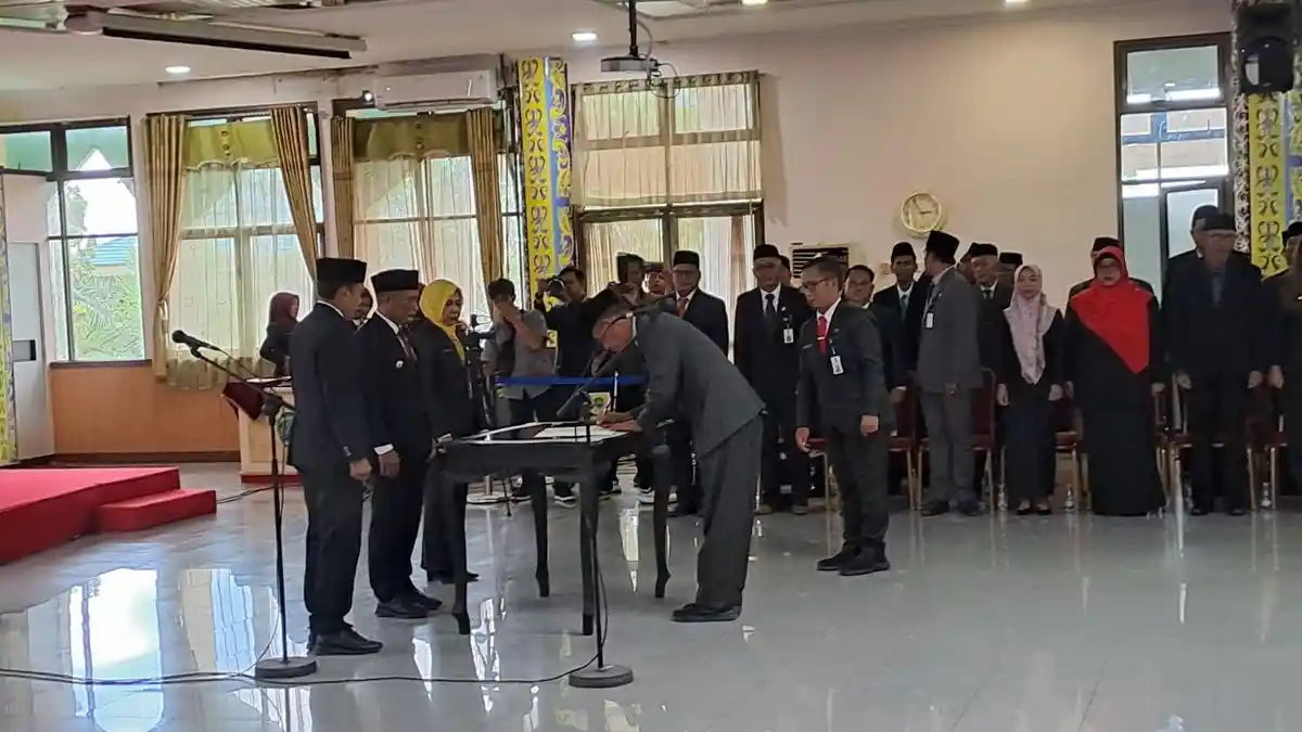 Lantik 7 Pejabat JPT Pratama, Berikut Pesan Bupati Bulungan