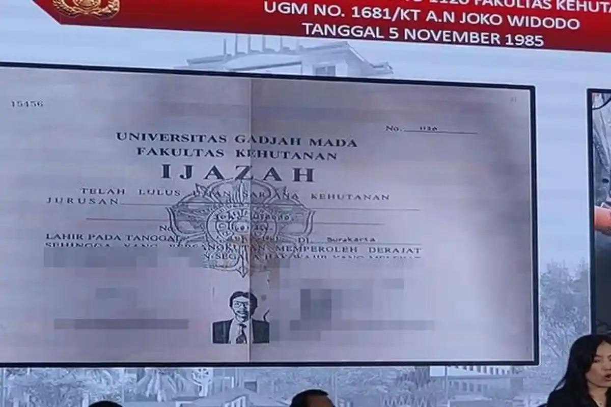 Masih Rahasia, Keberadaan Ijazah Asli Jokowi Dipertanyakan, Polda Metro Jaya Klaim Jadi Barang Bukti