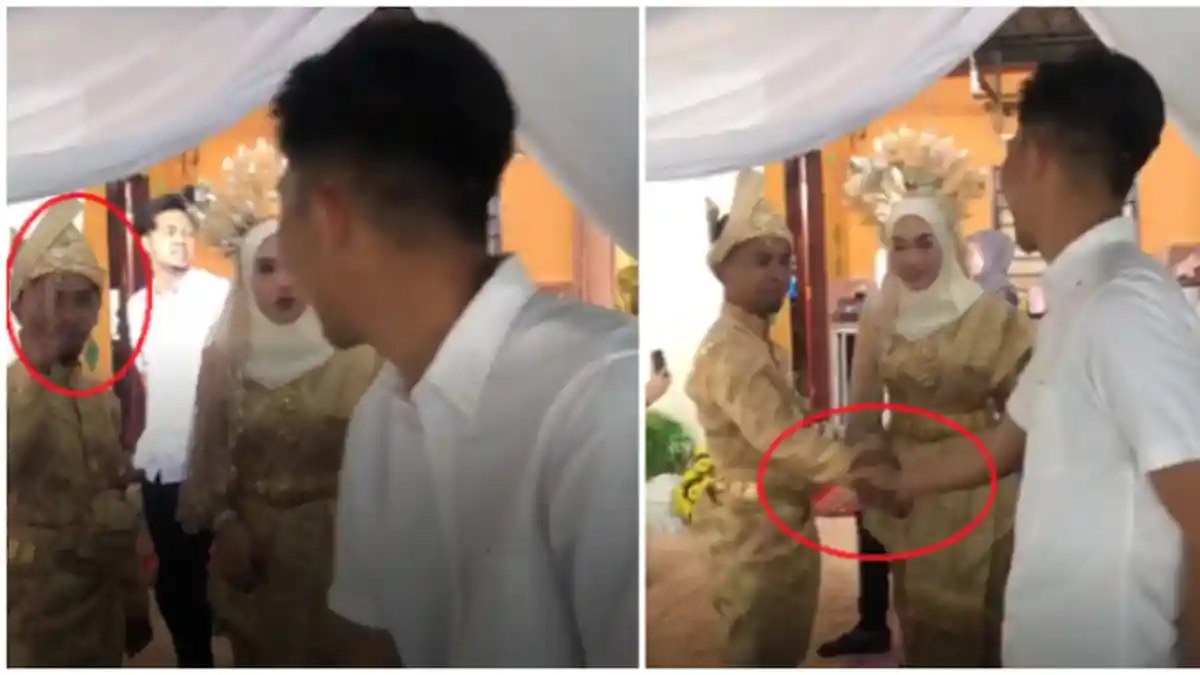 Viral Pria Datang ke Nikahan Mantan, Tak Cemburu - Perlakuan Pengantin Pria Buat Dia Senyum Kikuk