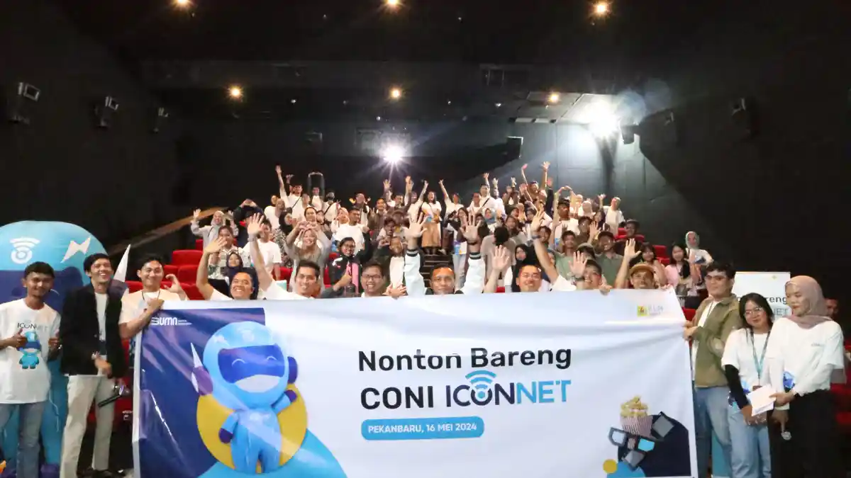 NetICON Pekanbaru Ikuti Nonton Bareng CONI ICONNET - Tribunpekanbaru.com