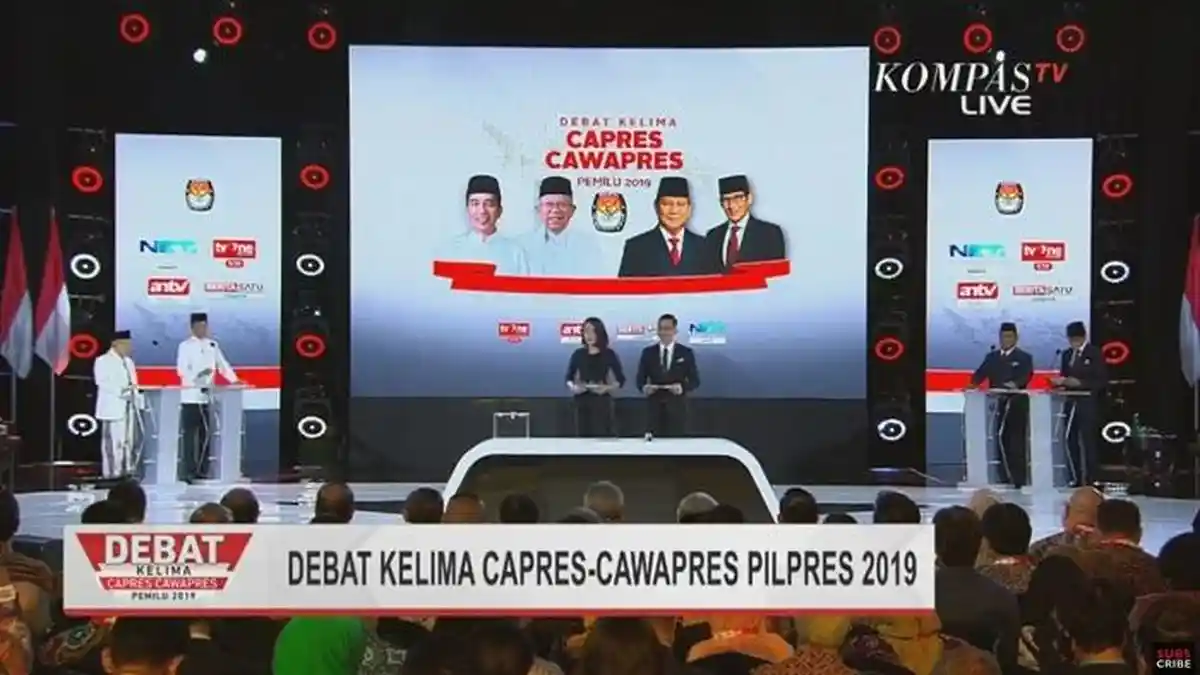 Prabowo-Sandi Saling Tatap Terima Pertanyaan Jokowi Soal Mobile Legend, Begini Jawabannya