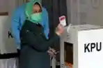 Airin Rachmi Diany Gunakan Hak Pilihnya