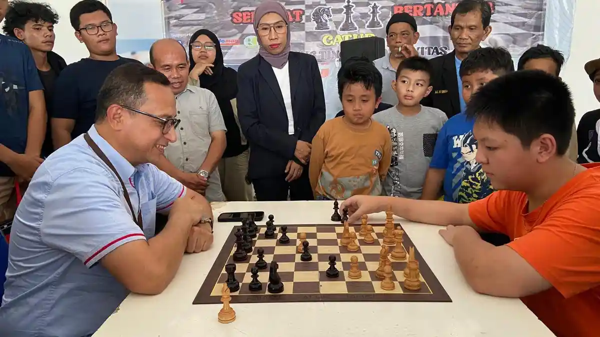 Turnamen Catur HUT ke-87 LKBN ANTARA Jambi Resmi Dibuka