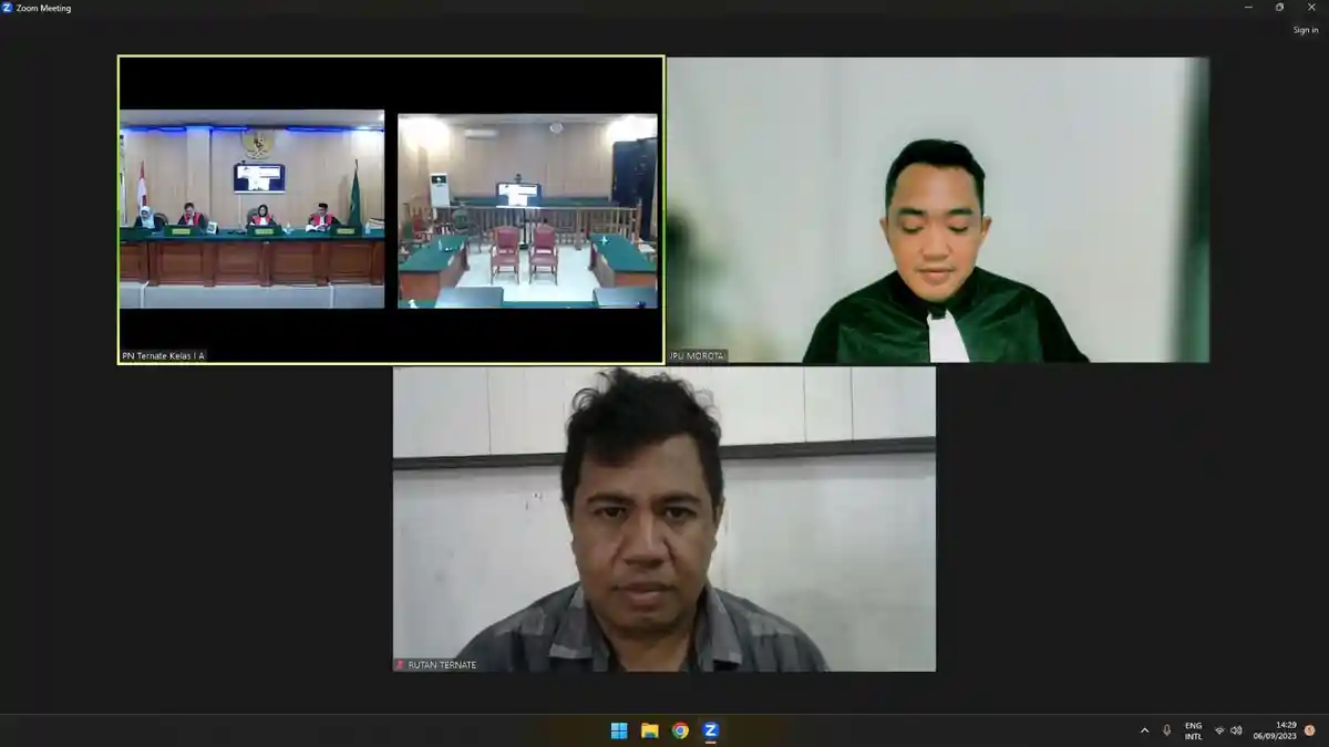 Jaksa Tuntut Terdakwa Korupsi Dana Desa dì Morotai Dua Tahun Penjara