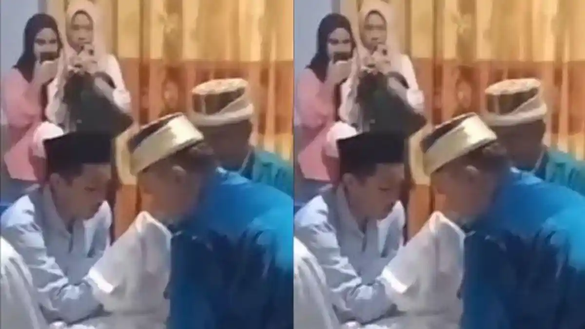 Viral Wali Nikah Tonjok Mempelai Pria Usai Ijab Kabul