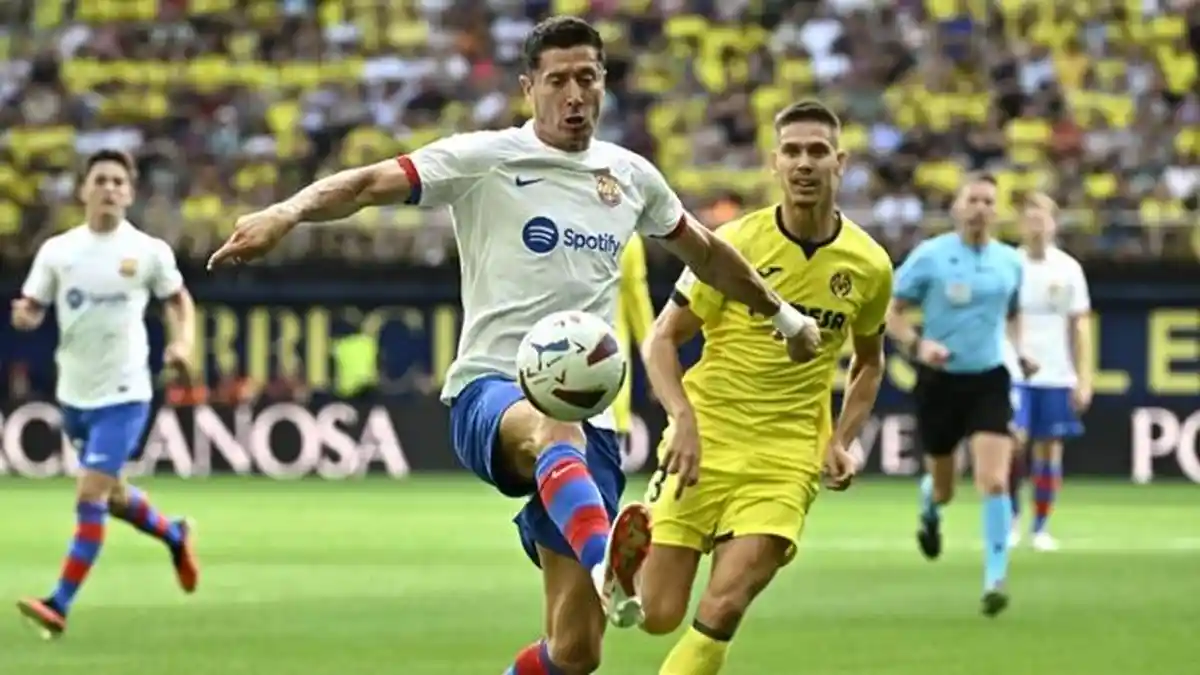 Hasil Villareal vs Barcelona 3-4, Epic Comeback El Barca, Lewandowski Jadi Penentu Kemenangan