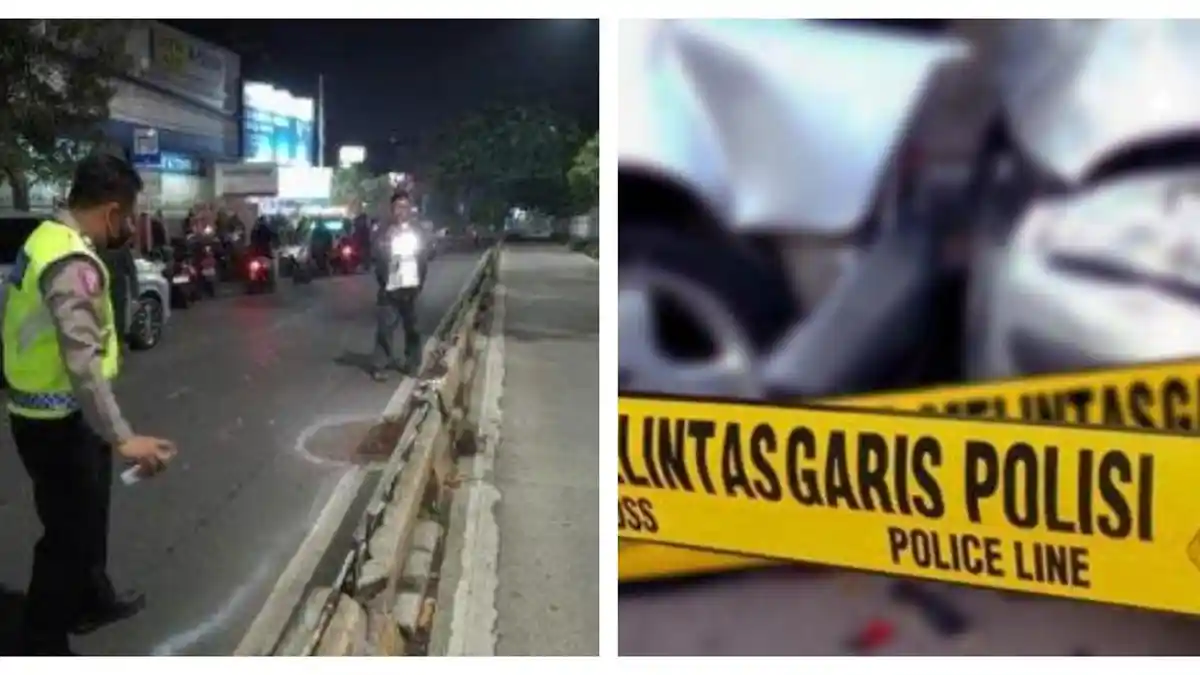Kecelakaan Hari Ini di Kebon Jeruk, Pemotor Oleng Tabrak Pembatas Transjakarta, Korban Tewas