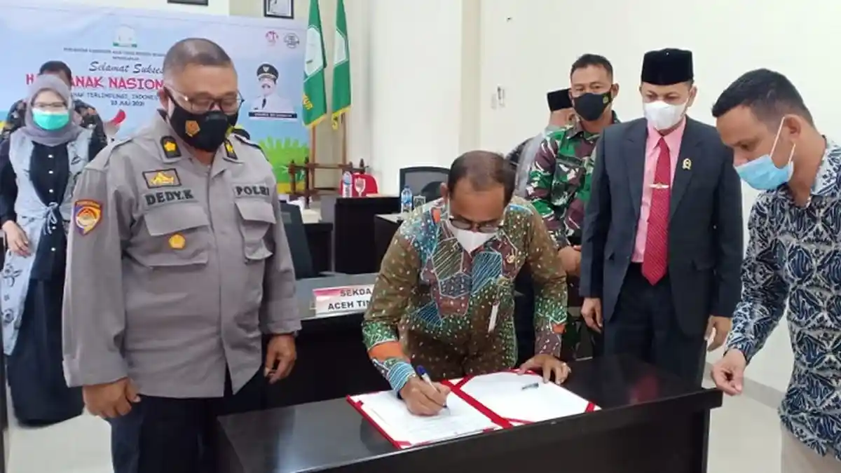 Aceh Timur Peroleh 2 Penghargaan dalam Peringatan Hari Anak Nasional