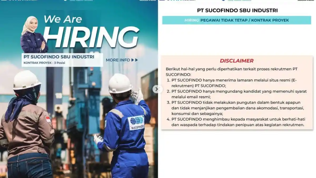 Lowongan Kerja BUMN di PT Sucofindo November 2023, Penempatan Kerja di ...