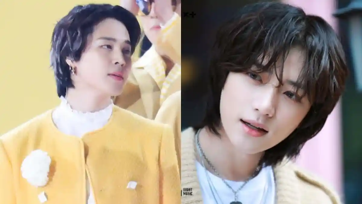 Jimin BTS dan Beomgyu TXT Tampil dengan Hairstyle Sama, tapi Sajikan Vibes Sangat Berbeda