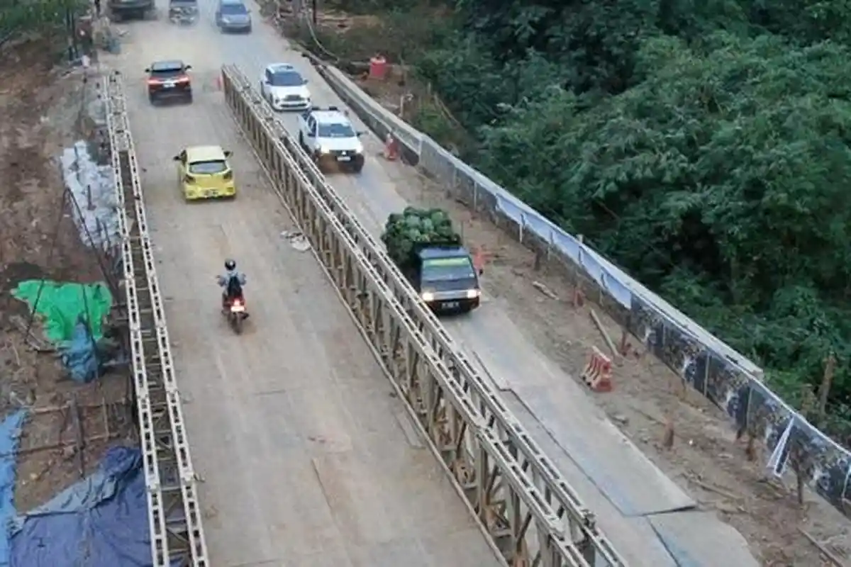 Jalan Semoi Dua-Samboja Sudah Bisa Dilalui Dua Arah, Bobot Kendaraan Dibatasi Maksimal 20 Ton