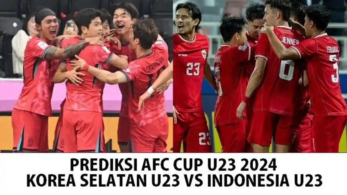 PREDIKSI Korea Selatan U23 Vs Indonesia U23: H2H, Skor, Line Up, Babak 8 Besar AFC Cup 2024 Hari Ini