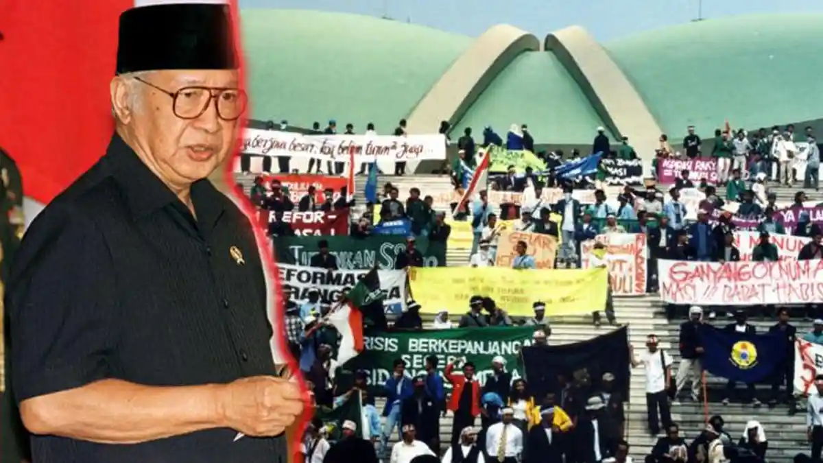 Sejarah Hari Ini, 21 Mei 1998 Soeharto Lengser Setelah 30 Tahun Lebih Menjadi Presiden Indonesia