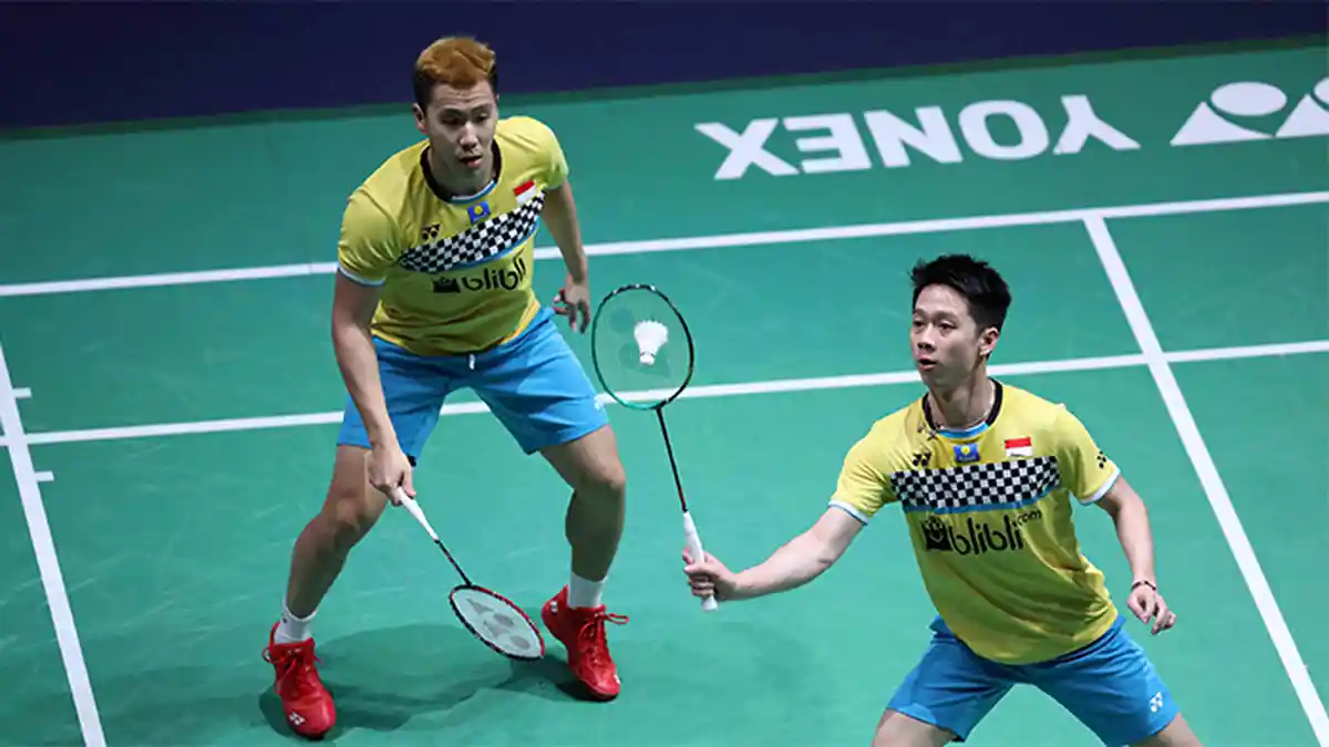 Jadwal Live Prancis Open 2021 Marcus/Kevin [1] vs Joel Eipe / Rasmus Kjær dari Denmark