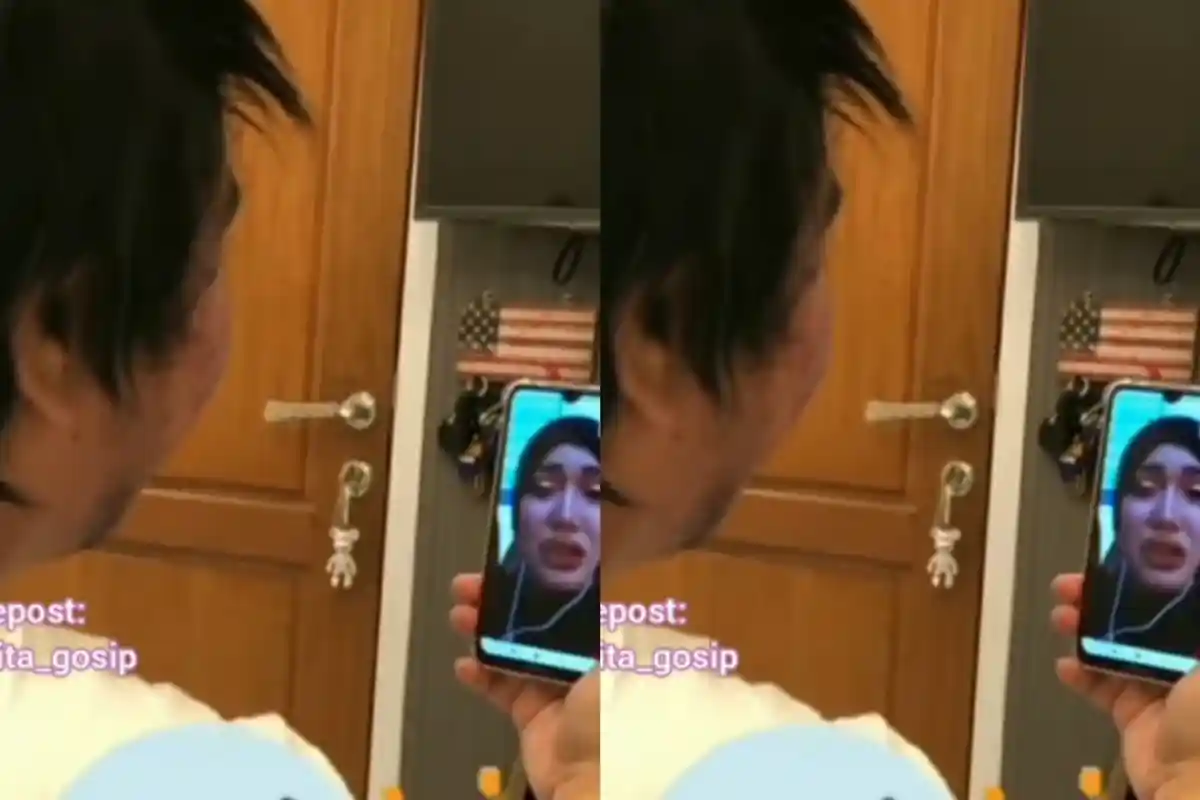 Lebaran di Penjara, Lucinta Luna Nangis-nangis ke Abash, Make Up Tebal dan Tampilan Hijabnya Disorot