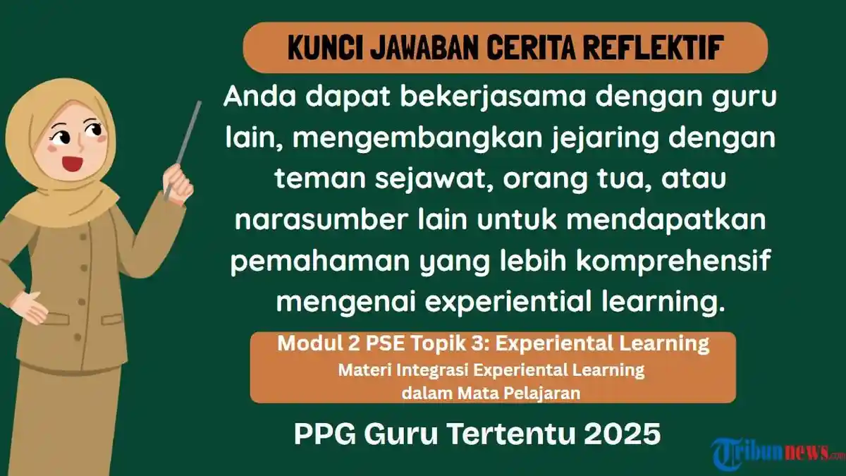Kunci Jawaban Cerita Reflektif Modul 2 Topik 3 PPG: Anda Dapat Bekerjasama dengan Guru Lain