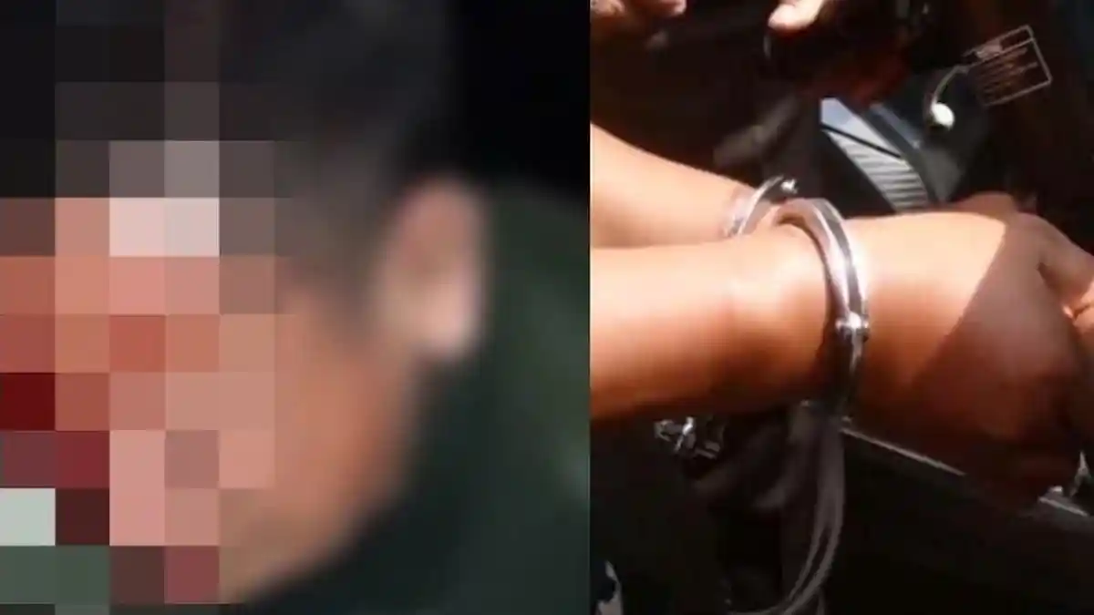 Maling Motor Warga Sedang Apel ke Rumah Pacar di Depok Basah Kuyup Disiram Bensin