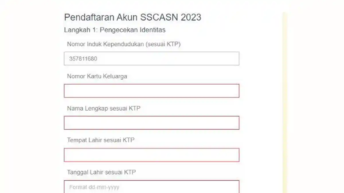 LINK Daftar CPNS 2023 dan PPPK, Benarkah Sudah Bisa Buat Akun SSCASN? Ini Kata BKN