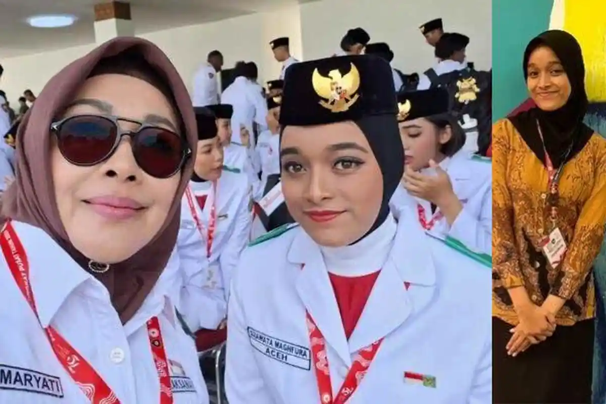 Sosok Dzawata Maghfura Paskibra Berhijab Asal Aceh Sempat Jadi Sorotan, Viral saat Berada di IKN