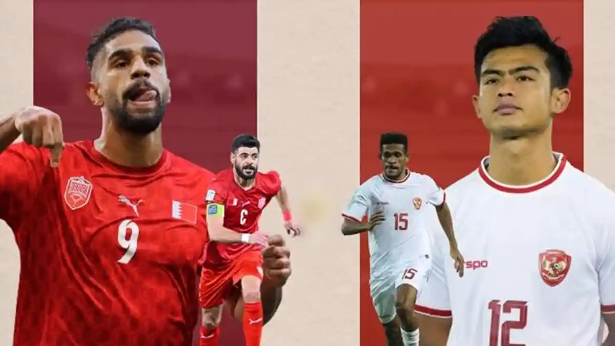 H2H Bahrain vs Indonesia, Lengkap Hasil Akhir Timnas Via Live Score dan Link Streaming TV Online