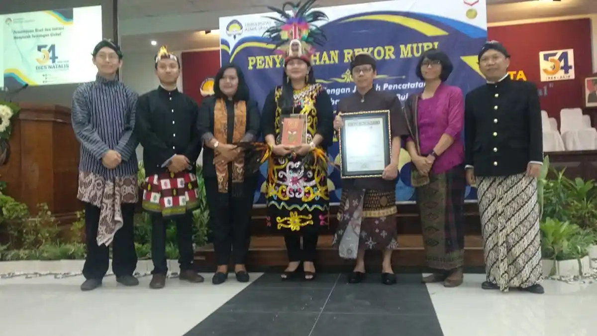 UAJY Pecahkan MURI Pencatatan Hak Cipta Terbanyak dalam Satu Bulan