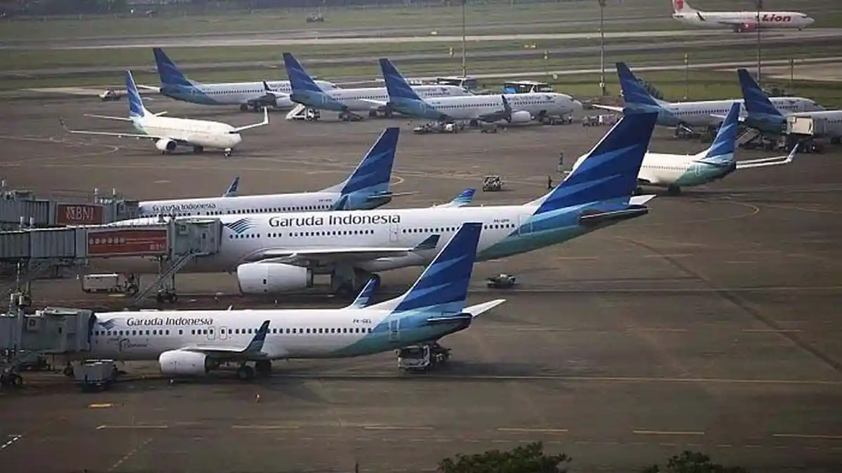 Moncong Dua Pesawat Garuda Indonesia Nyaris Tabrakan, Sudah Saling Berhadapan