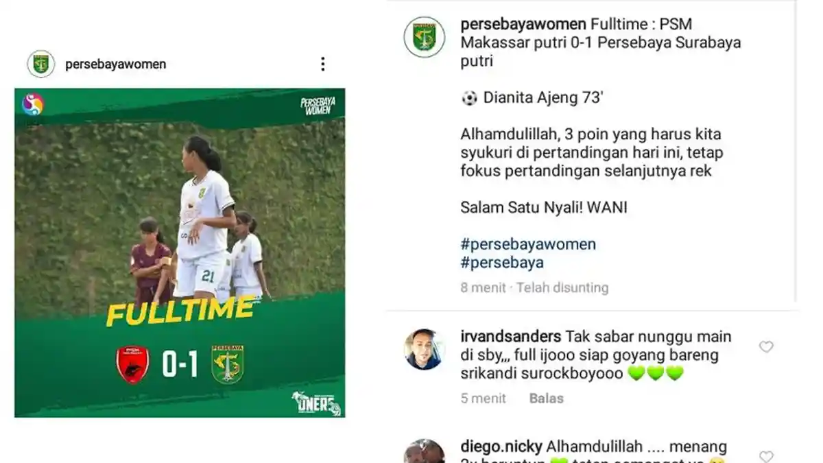 Seri 3 Liga 1 Putri, PSM Makassar 3 Kali Kalah Berturut-turut