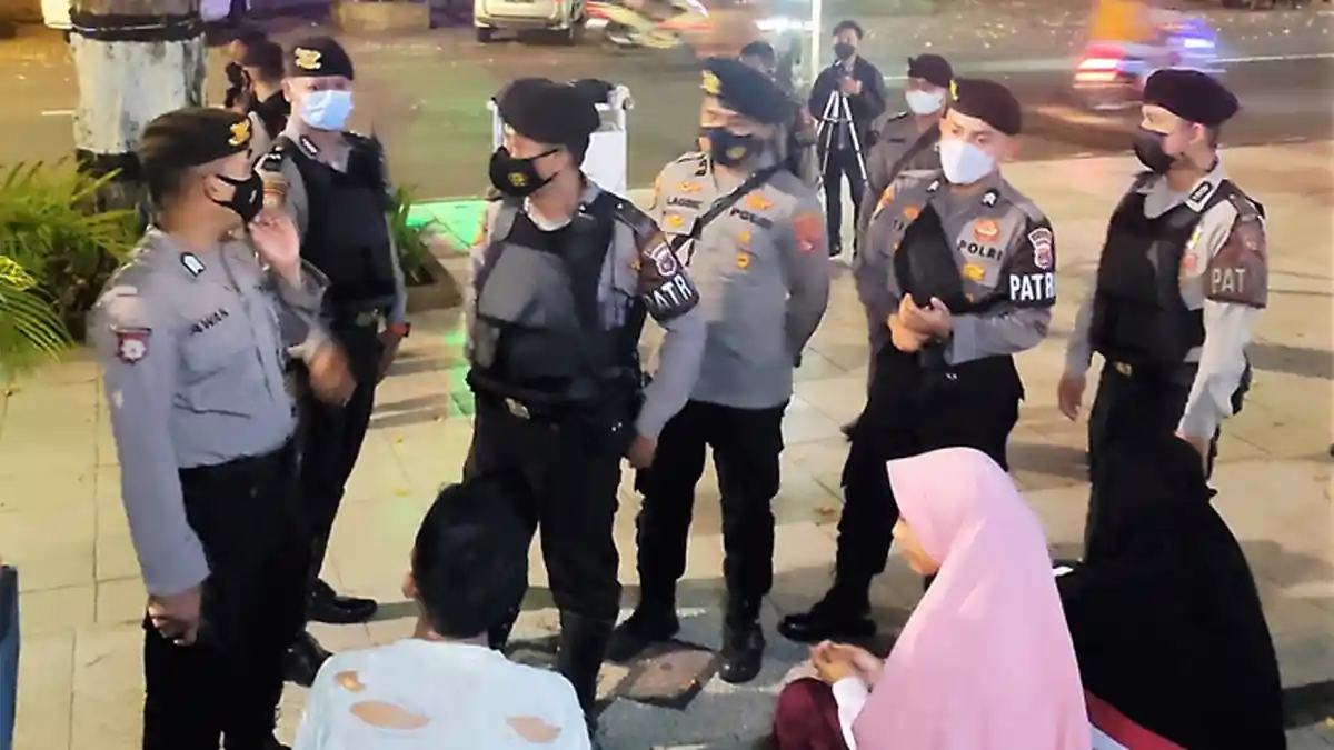 Jelang MotoGP Mandalika, Polresta Mataram Rajin Patroli Blue Light Malam Hari