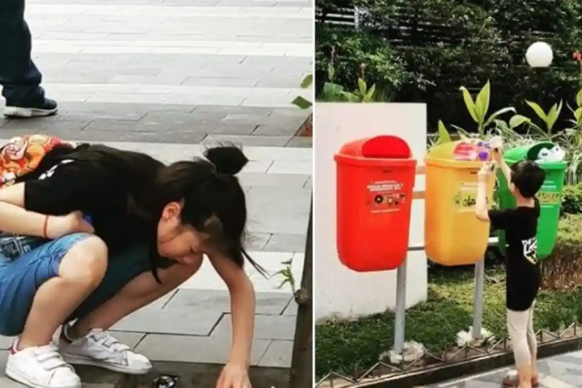 Viral! Begini Aksi Suporter Jepang Pungut Puntung Rokok di Lokasi Asian Games 2018