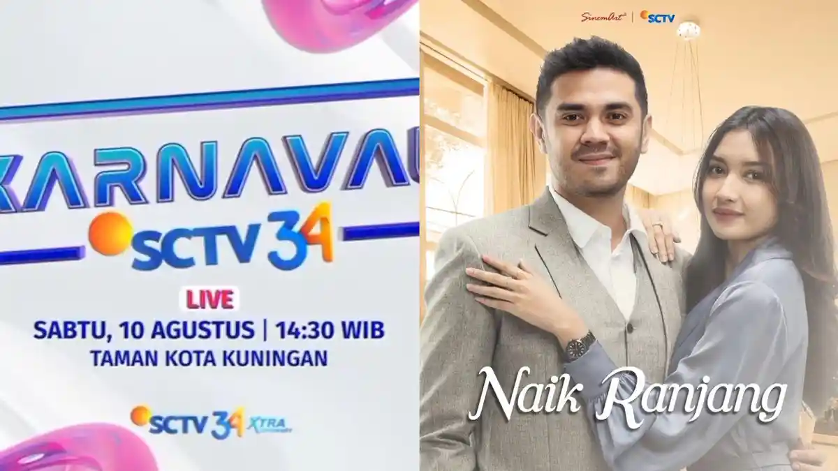 Jadwal Acara SCTV Sabtu 10 Agustus 2024, Hiburan Konser Karnaval Ada ...