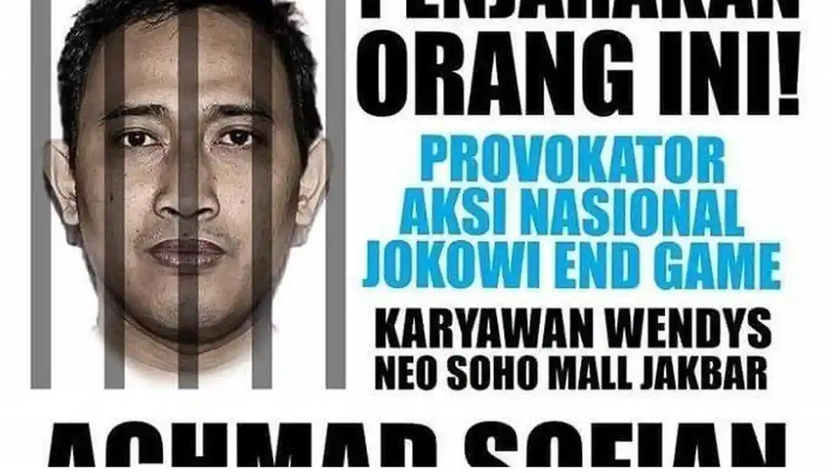 Mengecurut Sosok Ahmad Sofian Provokator Aksi Jokowi End Game, Kini menghilang dan Dicari Polisi