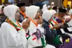 Jamaah Haji Kloter Pertama Debarkasi Surabaya Datang Lebih Awal