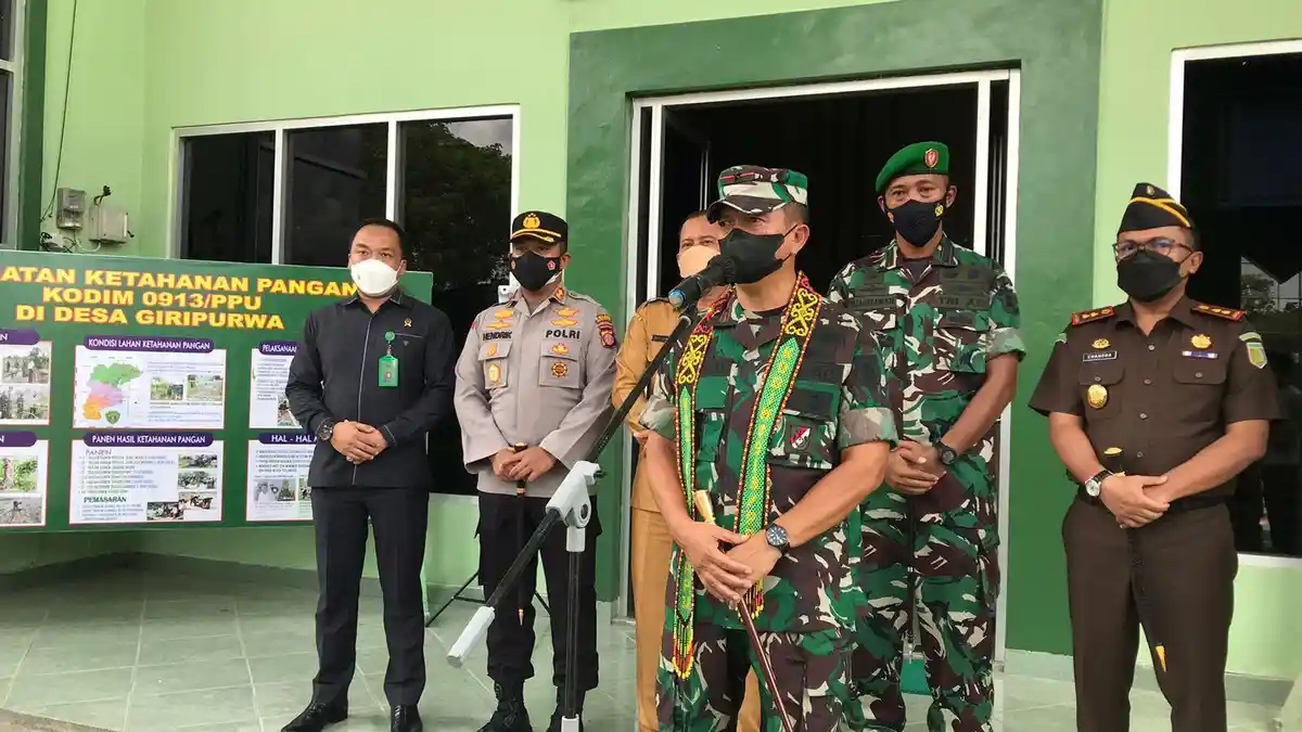 Danrem 091/ASN Cek Kesiapan Kodim Penajam Paser Utara Sambut IKN Nusantara