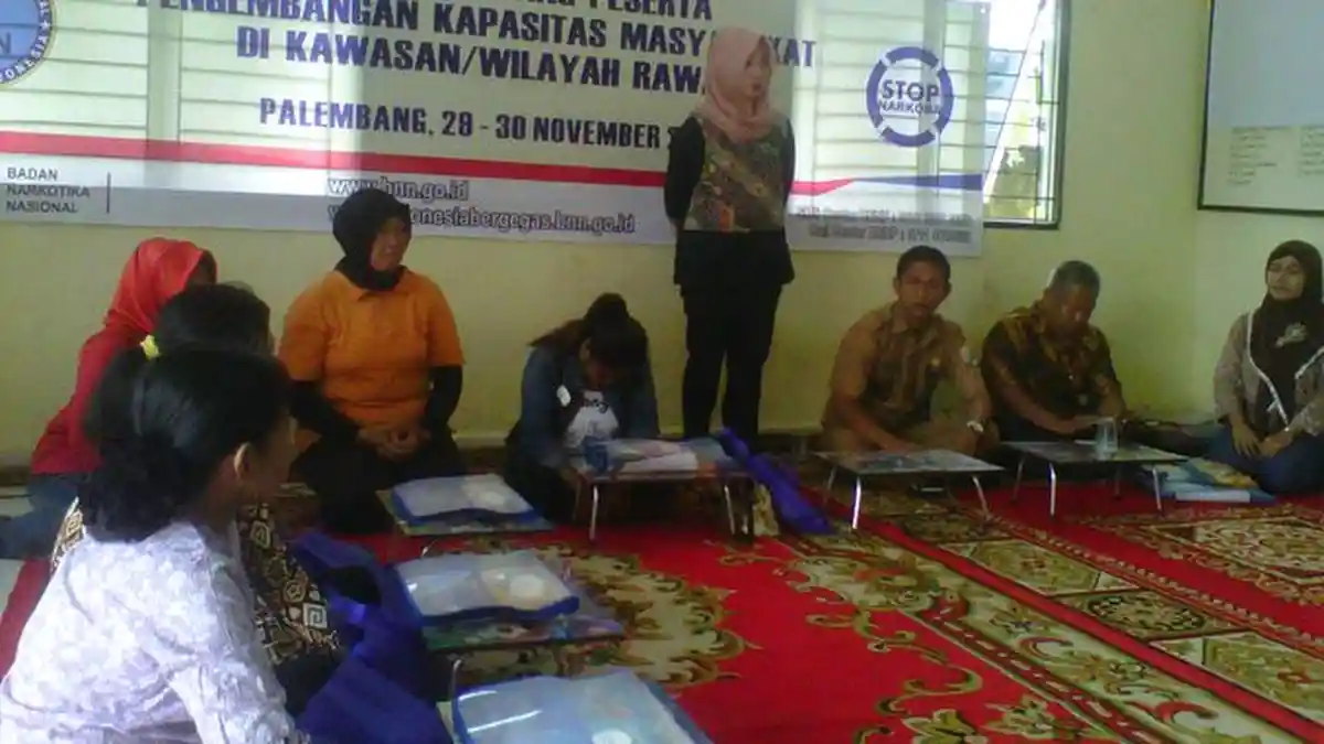 BNNP Sumsel Ajak Warga 36 Ilir Kembangkan Kerajinan Tanga