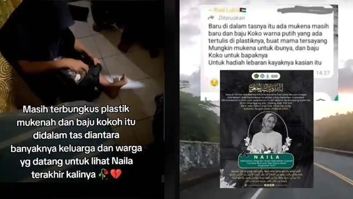 SOSOK Naila, Mahasiswi Tewas Kecelakaan saat Mudik, Sang Ayah Sampai Pingsan Lihat Isi Tas Putrinya