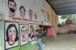 Sambut HUT Ke-75 RI, Firdaus Lukis Kolong Flyover
