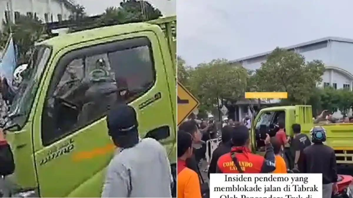 PILU Sopir Truk di Bekasi, Dipukuli Buruh Usai Bilang 'Terima Kasih Bikin Macet', Kendaraan Dirusak