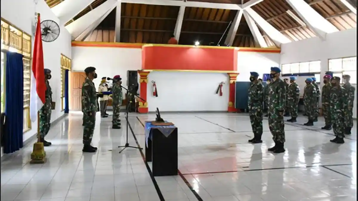 Dandenpomal Lanal Denpasar Berganti Pejabat dari Mayor Laut Bondan ke Mayor Laut Tona