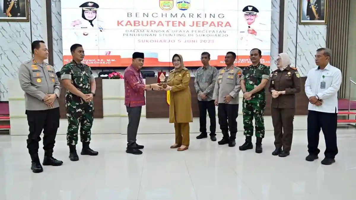 Pemkab Sukoharjo Gelar Benchmarking Bersama Jepara, Bupati Kenalkan Superfood ALGAE Cegah Stunting