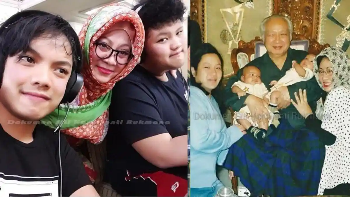 Potret Soeharto Gendong Cicit Kembar Anak Danty Rukmana, Penerus Trah ...