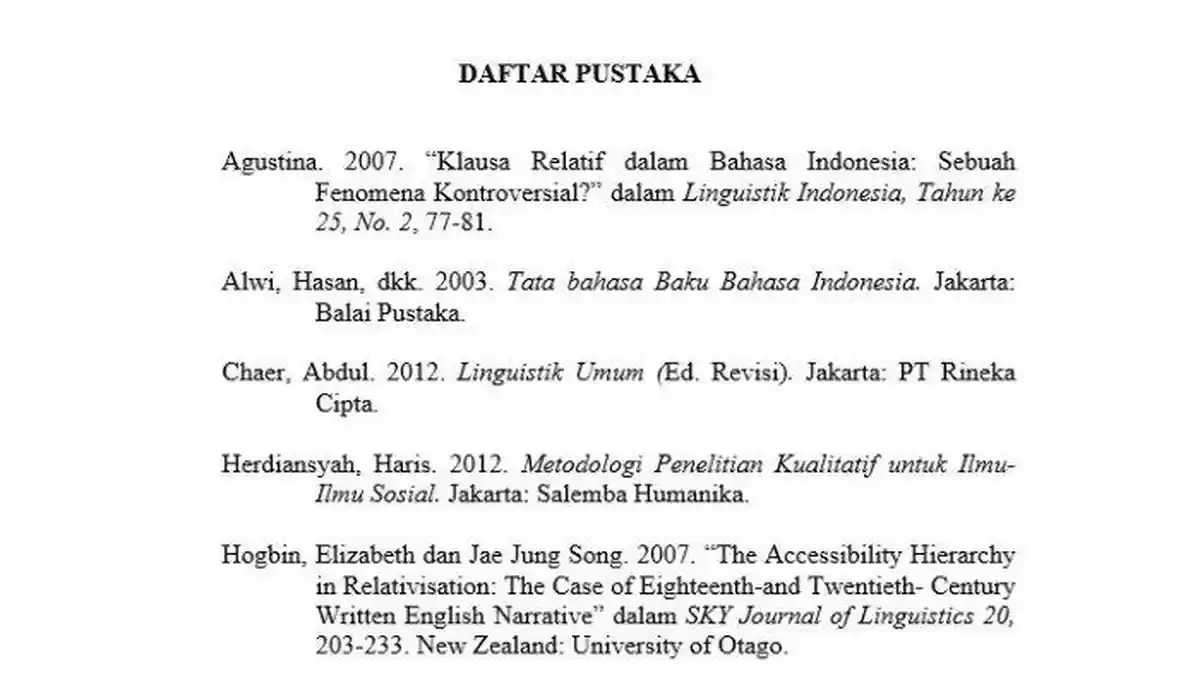 MUDAH, Ini Cara Buat Daftar Pustaka Otomatis di Microsoft Word, Bermanfaat Bagi yang Tulis Skripsi