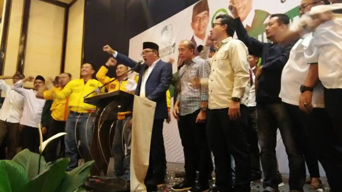 Quick Count litbang Kompas, Ridwan Kamil - UU Menang di Pilkada Jabar